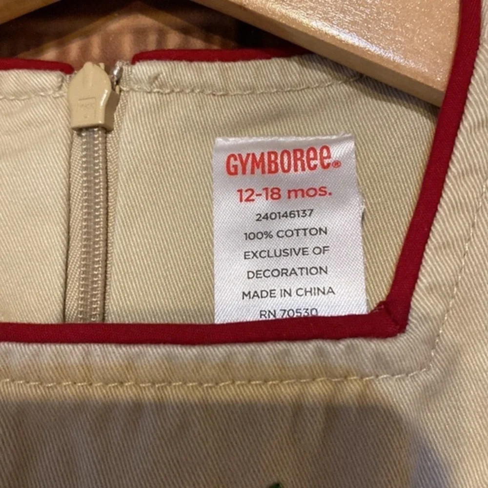 Gymboree Cherries Cherries Everywhere Jumper Dress 12-18M Cherry Pie